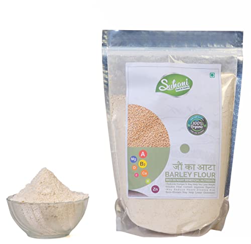 Image of Eywa Seeds & Exports Pvt Ltd Organic Barley Flour (Jav Flour) (5 Kg) For Eating And Cooking | Produce Of India From Organic Farms By (Suhani) Eywa