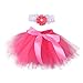 Produktbild STOBOK Baby Fotografie Prop Infant Tutu Rock Neugeborenen Kostüm Bowknot Kleid Outfits mit Stirnband (Rot)