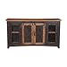 Martin Svensson Home 90905 Santa Fe TV Stand, Antique Black and Aged Distressed Pine