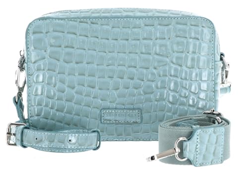 Sacoche camera bag SEIDENFELT aspect crocodile bleu glacier haut de gamme