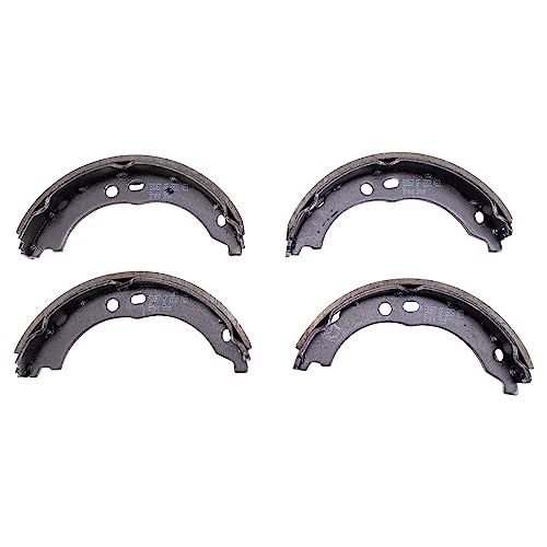 TRQ Rear Parking Brake Shoe Set Compatible with 2014-2021 Ram ProMaster 1500 ProMaster 2500 ProMaster 3500