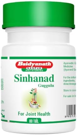 Baidyanath Asli Ayurved Sinhanad Guggulu Tablets | Ayurvedic Herbal Supplement | 80 Tablets