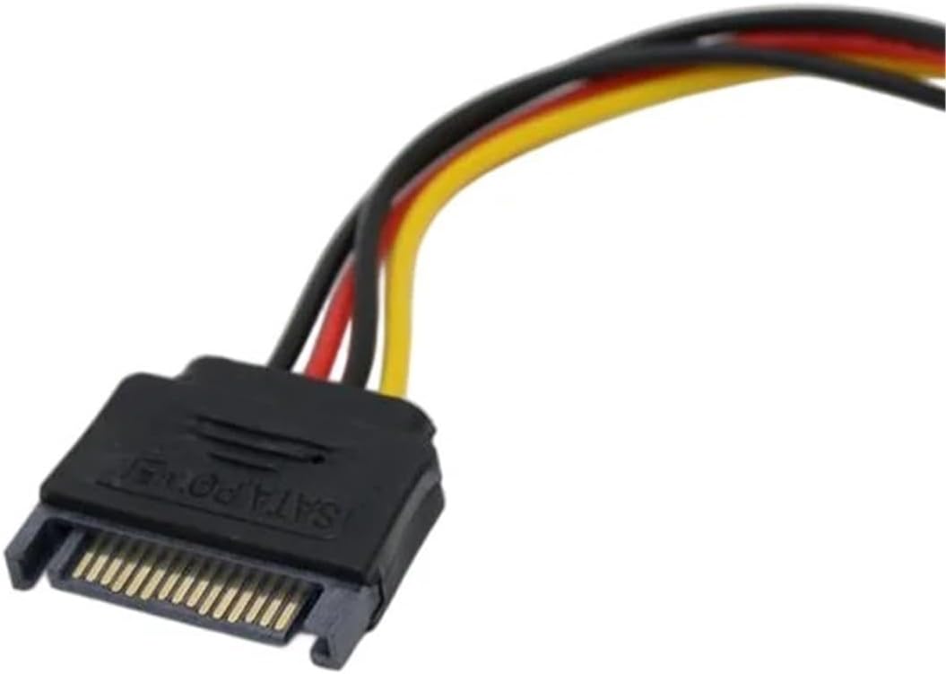 SATA Power Cable Mini 4Pin Female to 15PIN Male Convert Cord Floppy FDD Power Wire Connect IDE Adapter
