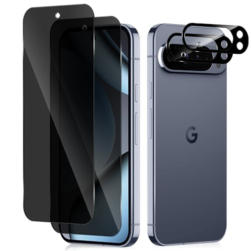 #rémunéré #Amazon<br>Anti-Espion Verre Trempé + Caméra Arrière Protecteur pour Google Pixel 10 Pro 5G [2 + 2 Pièces] 9H Dureté Anti-Peeping Protection D'écran Privacy Verre Trempé pour Google Pixel 10 Pro 5G