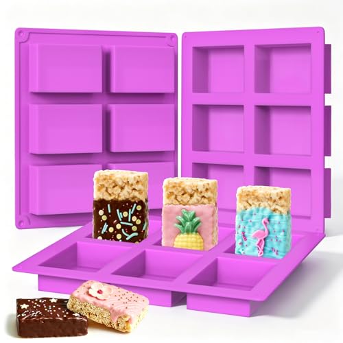 Moule rectangulaire à 6 cavités MGWOTH pour éviter que vos barres maison ne collent - 2