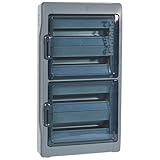 Nombre de rangées : 4 Legrand 414038 Coffret Étanche Plexo³ pour Photovoltaïque à Équiper, 4 Rangées de 18 Modules, 1000V=
