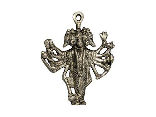 Statue Hanuman Ji en laiton ashtdhatu 12 cm pour autel de prière