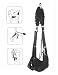 Adult Indoor Swing Set 360 Degree Spinning Swing - Holds Up to 800 lbs with Steel Triangle Frame and Spring for Couples