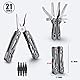 BIBURY Multitool Zange Geschenke für Männer Frauen, Titan Mehrzweck-Taschenmesser-Zangen-Kit, Edelstahl Multizange Tool mit Schraubendreher, für Outdoor, Camping, Jagd, Angeln & Wandern