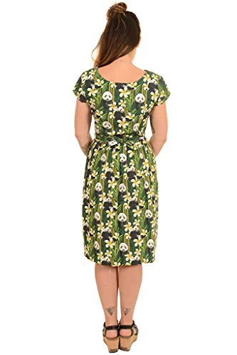 Run & Fly Donna Anni 50 Anni '60 rétro Verde Panda...