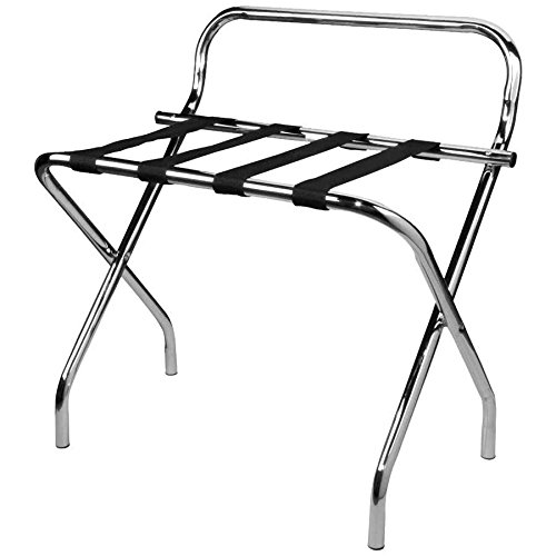Chrome Folding Luggage Rack / Suitcase 