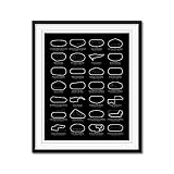 Stock Car Race Track Poster intended for NASCAR Racing Fans for 2023 Cup Series Circuits Gift Print