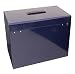 Caja archivadora de metal, tamaño A4, color azul
