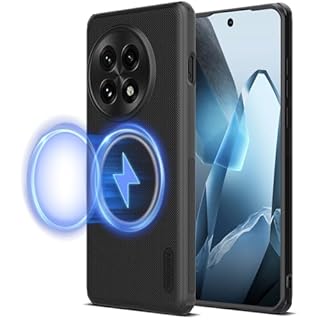 Nillkin for OnePlus 13 Magnetic Case, [Compatible with MagSafe][NO Bulky] Frosted Texture Slim Protective Phone Case for OnePlus 13 Case 6.8'' Black