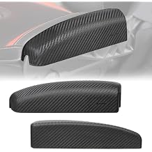 Soft Seat Side Pad Assembly Compatible with 2017-2025 Can-Am Maverick X3/X3 Max/R, Carbon Fiber Texture Thigh Side Cushion Pad for UTV Accessories, Enhancing Thigh Protection & Comfort 1 Pair