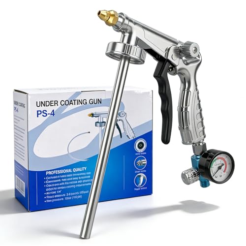 Pistolet Insonorisant à Air Comprimé, Pistolet à RevêTement Sous Le ChâSsis Pistolet PulvéRisateur De Protection Du Bas De Caisse à Air Comprimé Avec...