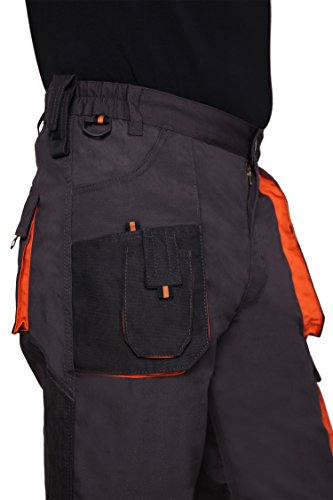 Foto von ART.MAS Arbeitshose Multifunktion Bundhose Cargo Handwerker Graphit 270g/m2, Classic, Gr. 46-60 (52, Graphit)