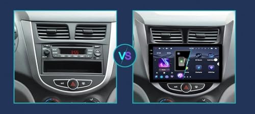 Autoradio portátil con Carplay y Android Auto de 4 núcleos para Hyundai Accent 2