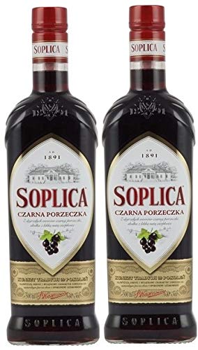 2 Flaschen Soplica Schwarze Johannisbeere/Czarna Porzeczka Likör aus Polen a 0,5L 30% Vol. (2 x...