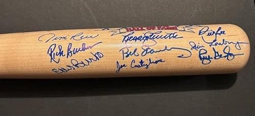 Sox Hall Of Fame Legends Autographed Cooperstown Baseball Bat -