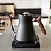 Fellow Stagg EKG Electric Gooseneck Kettle - Pour-Over Coffee and Tea Kettle - Stainless Steel Water Boiler - Quick Heating for Boiling Water - Matte Black With Walnut Handle