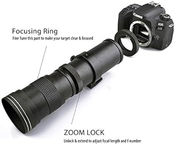 Amazon.com : High-Power 420-800mm f/8.3 HD Manual Telephoto