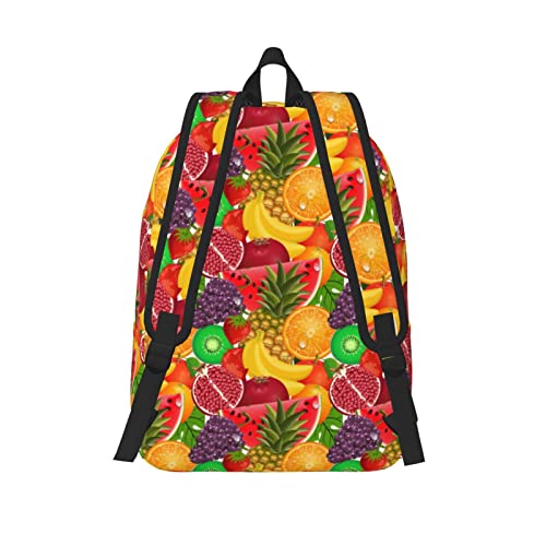 Sac à dos ordinateur portable pour éviter le mal de dos en voyage scolaire taille M ananas - 3