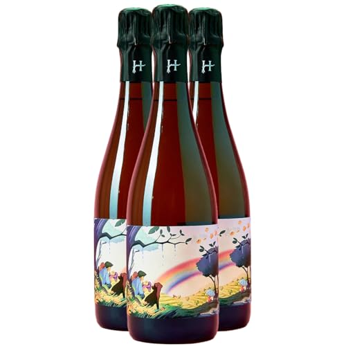 Champagne Entre Les Gouttes Brut Nature 2021 - Champagne Romain Hénin - Rebsorte Pinot Meunier - 3x75cl