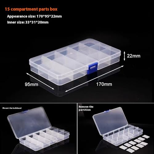 16-Pcs-4CM157IN-Plastic-Dialysis-Bag-Clamp-Sealing-Clip