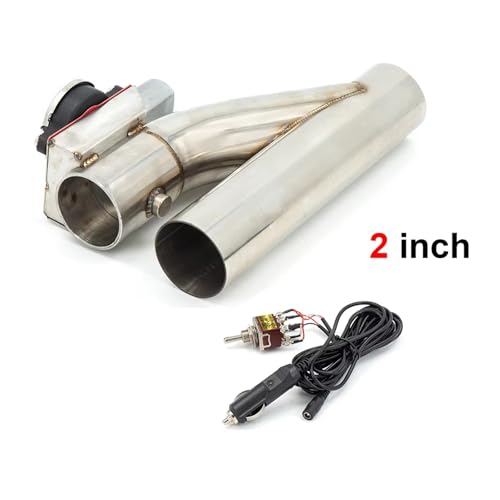 Kit de corte electrónico de 2,0 pulgadas para tubo de escape con interruptor 2