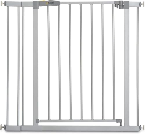 hauck - Hauck Barrière de Sécurité pour Enfants Stop N Safe 2 incl. Extension de 9 cm/de 84 à 89 cm/Sans Percage/Métal/gris - -34%