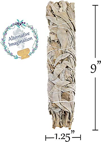 Alternative Imagination Premium California White Sage Smudge Sticks (9 Inch), 2 Pack, Packaged In Usa #TOP5