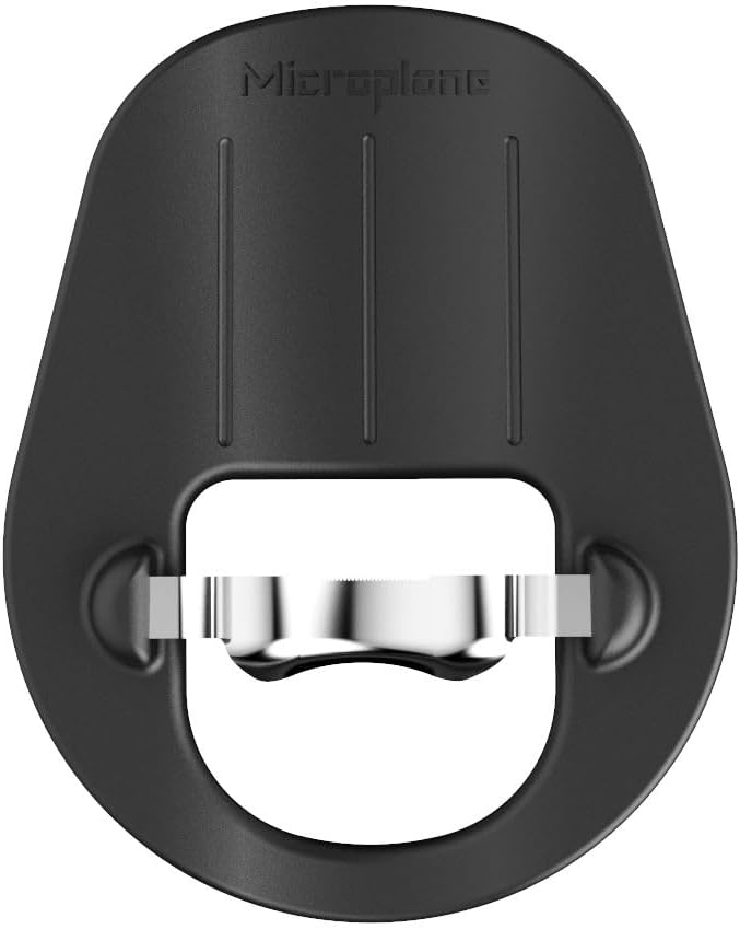 Microplane Colección gourmet de 3 piezas, espiralizador de verduras, pelador y pelador de maíz, cortador de verduras, tapas de tarro de acero