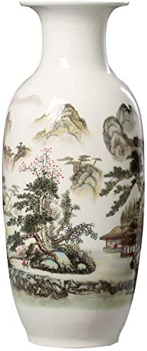 Vase en céramique classique ornement de maison pour salon et chambre