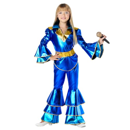 Boland - Costume pour enfants Disco Queen, 3 pièces, costume de carnaval pour une fête à thème, Halloween ou le carnaval, chanteur, superstar