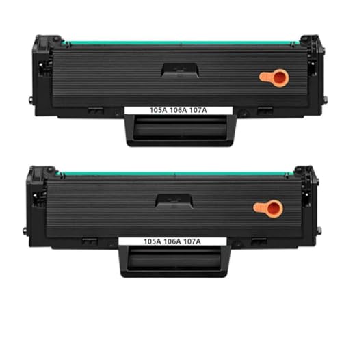 Cartucho de tóner compatible 107w MFP 135w MFP 137fnw W1105A 105A negro sin chip 2 tóners