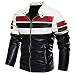 Produktbild HYISHION Herren Lederjack, Hochgeschlossenes, Motorradjacken Herren, Retro Dicke PU Jacke mit Zip Kunstlederjacke Langarm Bikerjacke für Freizeit Winddichte,Schwarz,3XL