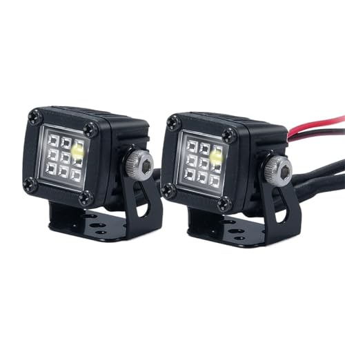 Focos de cabeza modificados de coche RC 1/10 para parachoques de Traxxas TRX6