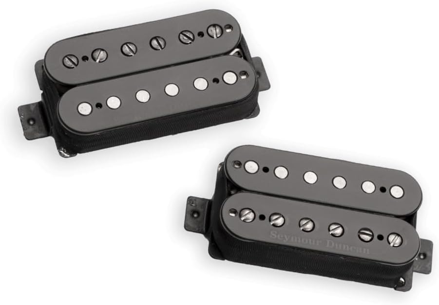 - Seymour Duncan Nazgul and Sentient Set - High Output 6-String Neck and Bridge Electric Guitar Pickups for Hard Rock and Modern Metal