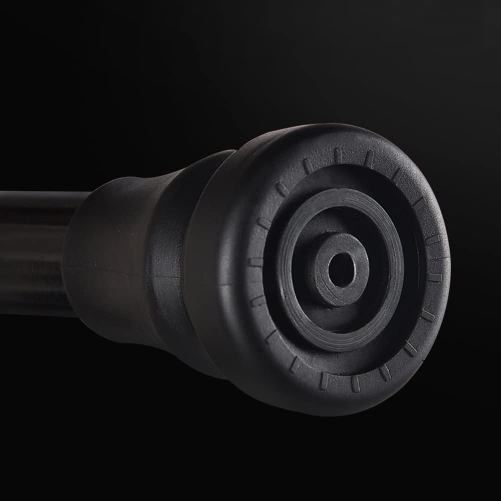 Muletas de Antebrazo Plegables para Adultos, Bastones Ligeros y Ajustables, Diseño Ergonómico con Tapa de Pie Antideslizante, Adecuadas para Una Altura de 140~185cm (Size : 1 Count)