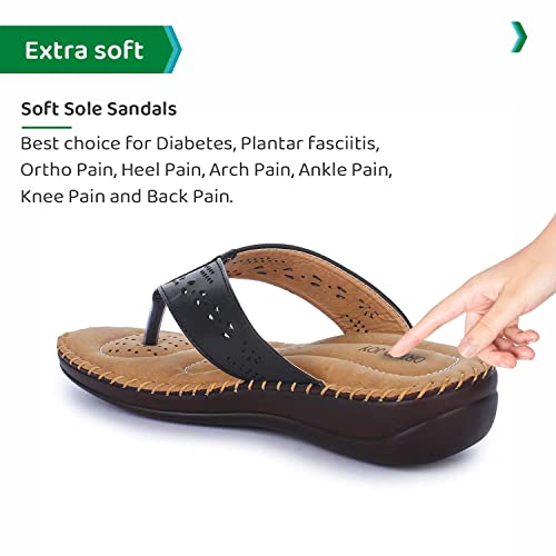 Image of ORTHO JOY Extra Soft Women's Doctor Ortho Slippers /Flip-Flops