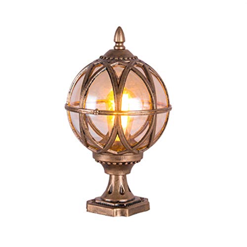 Lampe murale extérieur colonne étanche style phare pour clôture villa