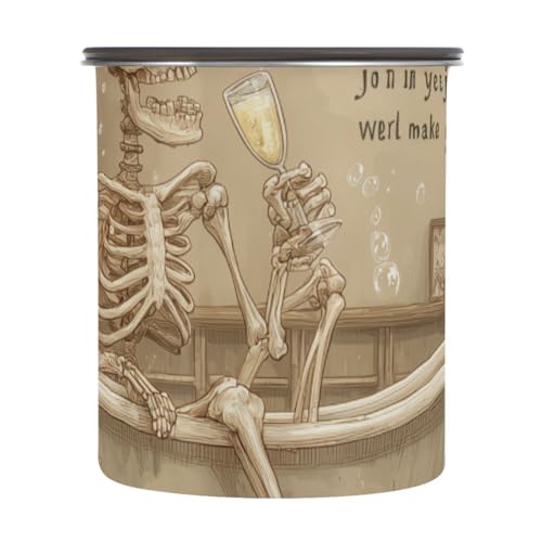 Contenedor Hermético de Almacenaje para Café 500ml Acero miniatura 2