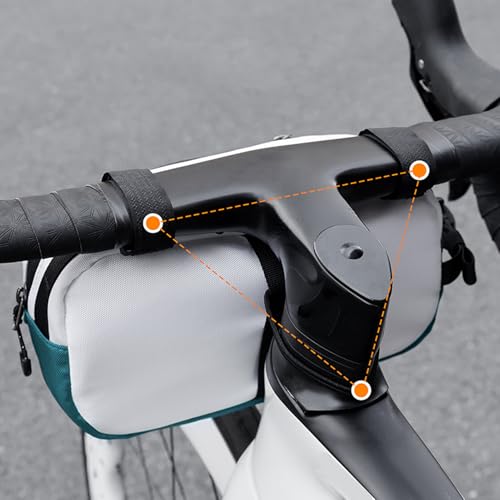 Sac de guidon de vélo à poches de rangement pour optimiser vos trajets - 7