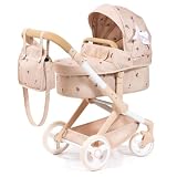 Bayer Design Puppenwagen Xeo mit Tasche, höhenverstellbar, wandelbar