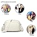 Imagen de GUDIDBAG Bolsos bandolera Mujer Cuero PU Bolso de Hombro Mujer Bolsos de mano Correa Ancha Ajustable Y ExtraíBle Beige