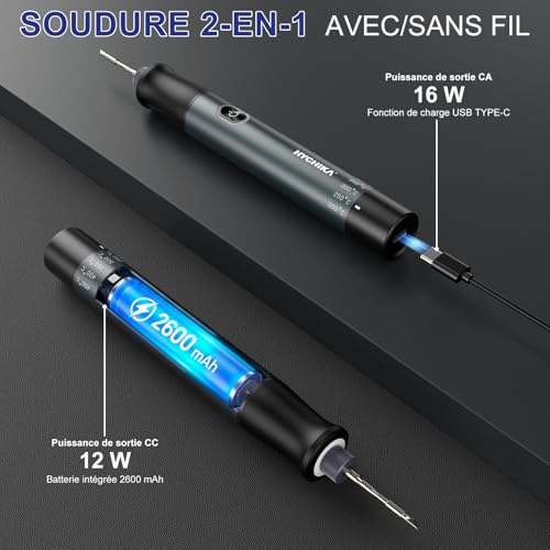 Fer à souder de précision HYCHIKA 200-450 degrés avec support stable - 5