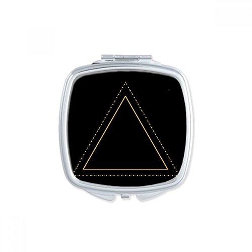 Miroir de poche carré DIYthinker, mini miroir de maquillage compact et portable multicolore
