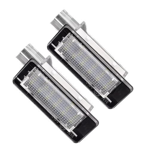 Luces Matricula Compatible Con Dacia Para Logan MK2 L52 K52 2012 2013 2014 2015 2016 2017 2018 2019 2020 2021 Luces De Matrícula.