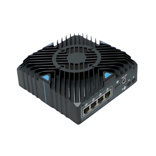 Mikrotik OPNsense Mini PC i3 10110U boîtier RX19 avec 4 ports LAN Gigabit